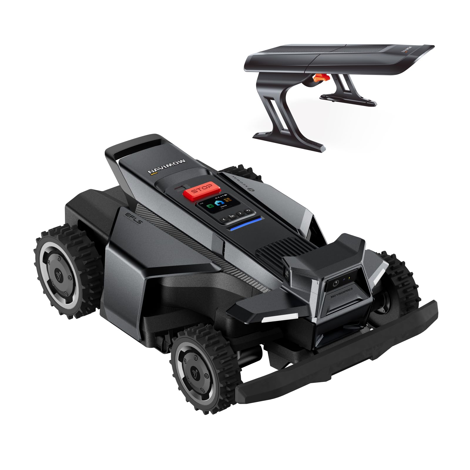 Segway Navimow X430 Robot Lawn Mower Wire Free, for up to 1 Acre, 4WD for 84% Slopes, Zero-Turn for Damage-Free Mowing, ORV-Tuned Lawnmower, MowMentum with 2 × 180W Motors, 0.75–4 in Cutting Height
